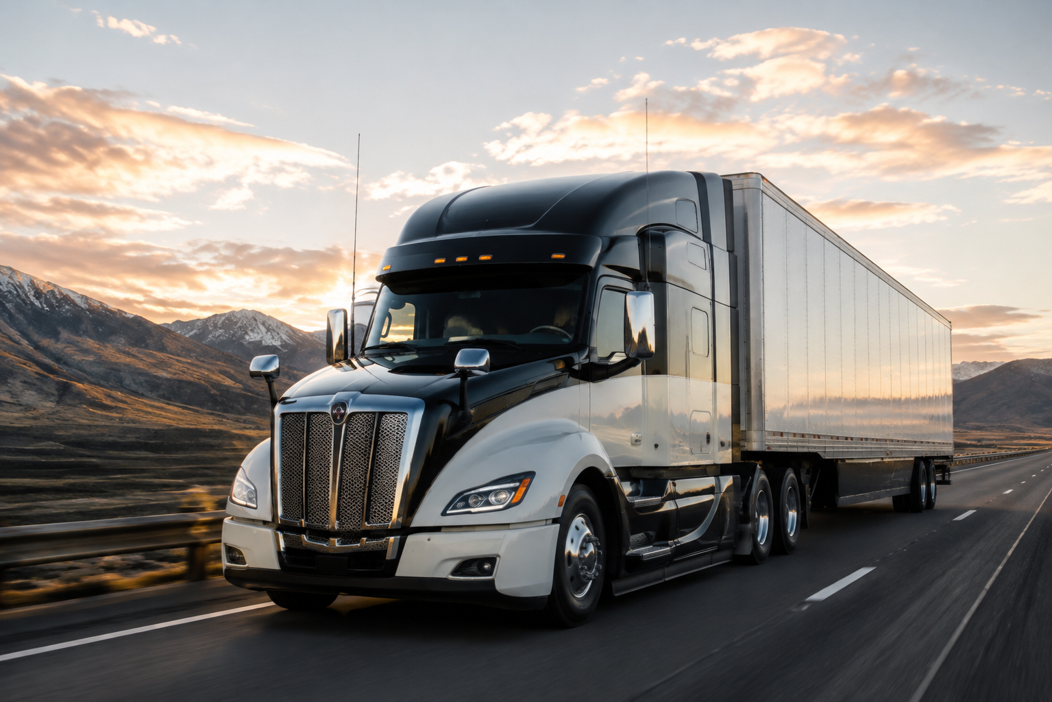 Professional Eagle Truckline driver