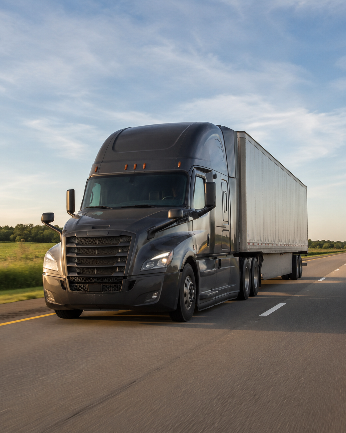 Professional Eagle Truckline truck driver